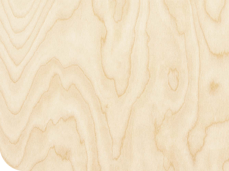 Hardwood plywood detail