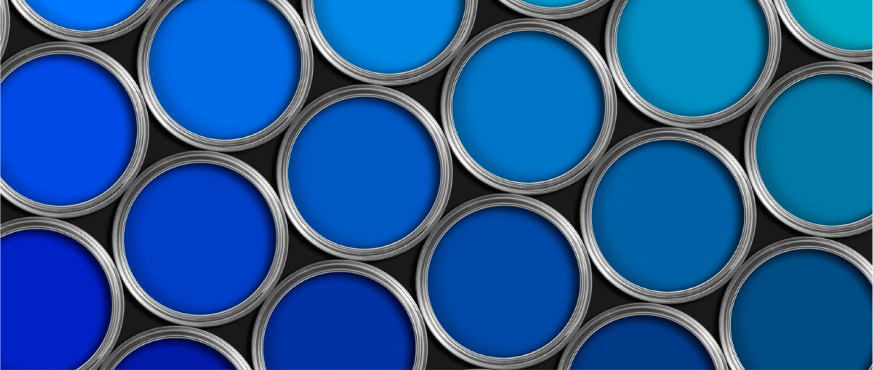 blue paint